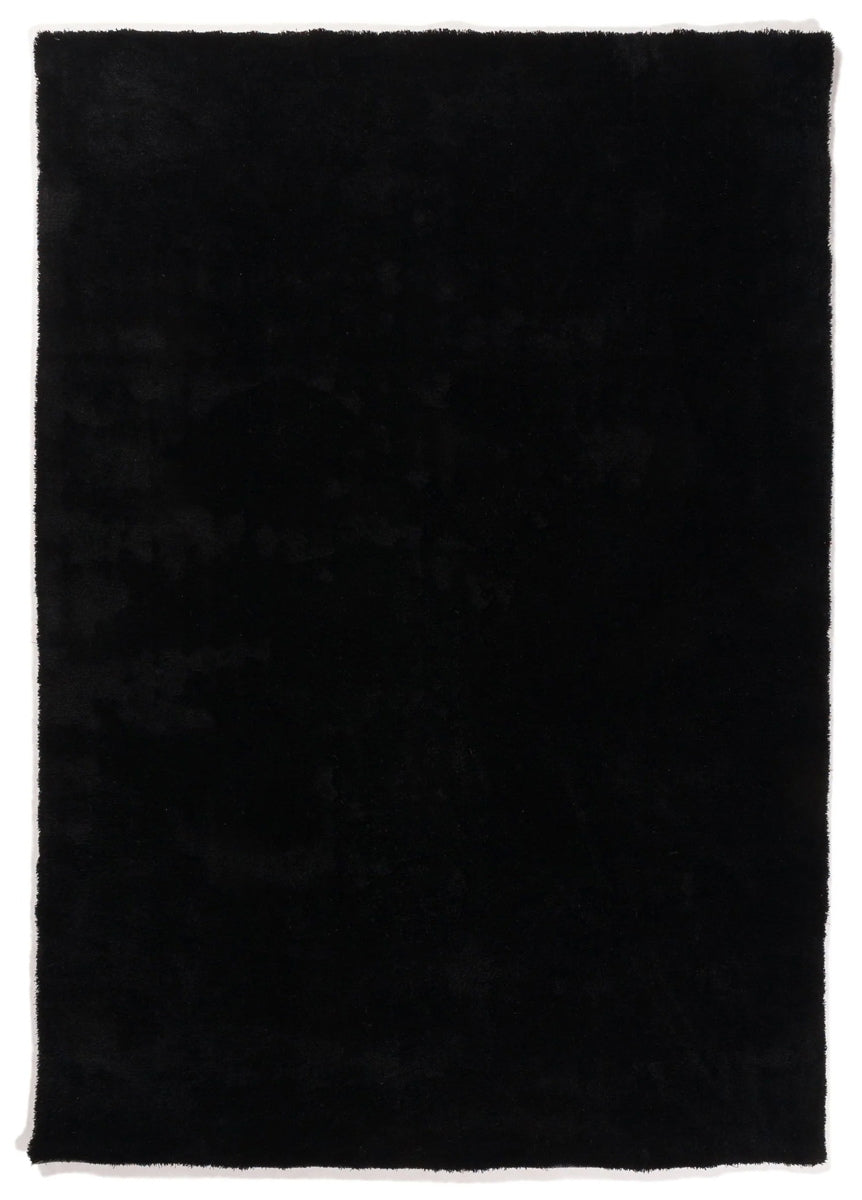 DÉJA Living Vloerkleed Civar - Zwart Stof - 80x150cm