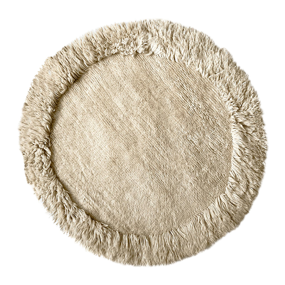 Malagoon Eboya Vloerkleed Ø 160 cm - Off-White
