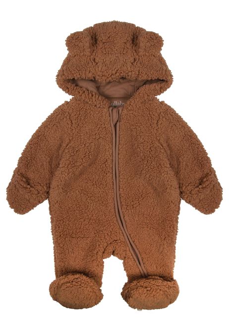 Baby Boys Brown Borg All In One Suit
