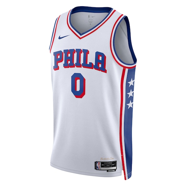Tyrese Maxey Philadelphia 76ers Nike Unisex Swingman Jersey - Association Edition - White