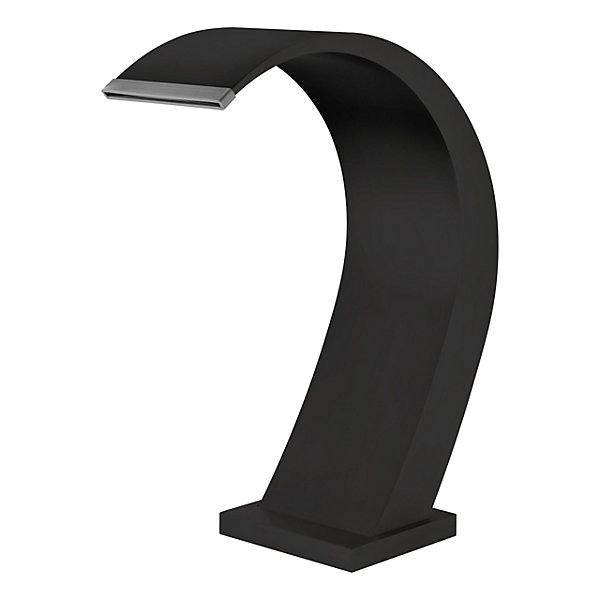 Cascata en acier S316 noir mat design elegant et durable pour tout espace