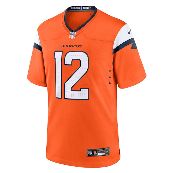 RJ Harvey Denver Broncos Nike Team Game Jersey -  Orange