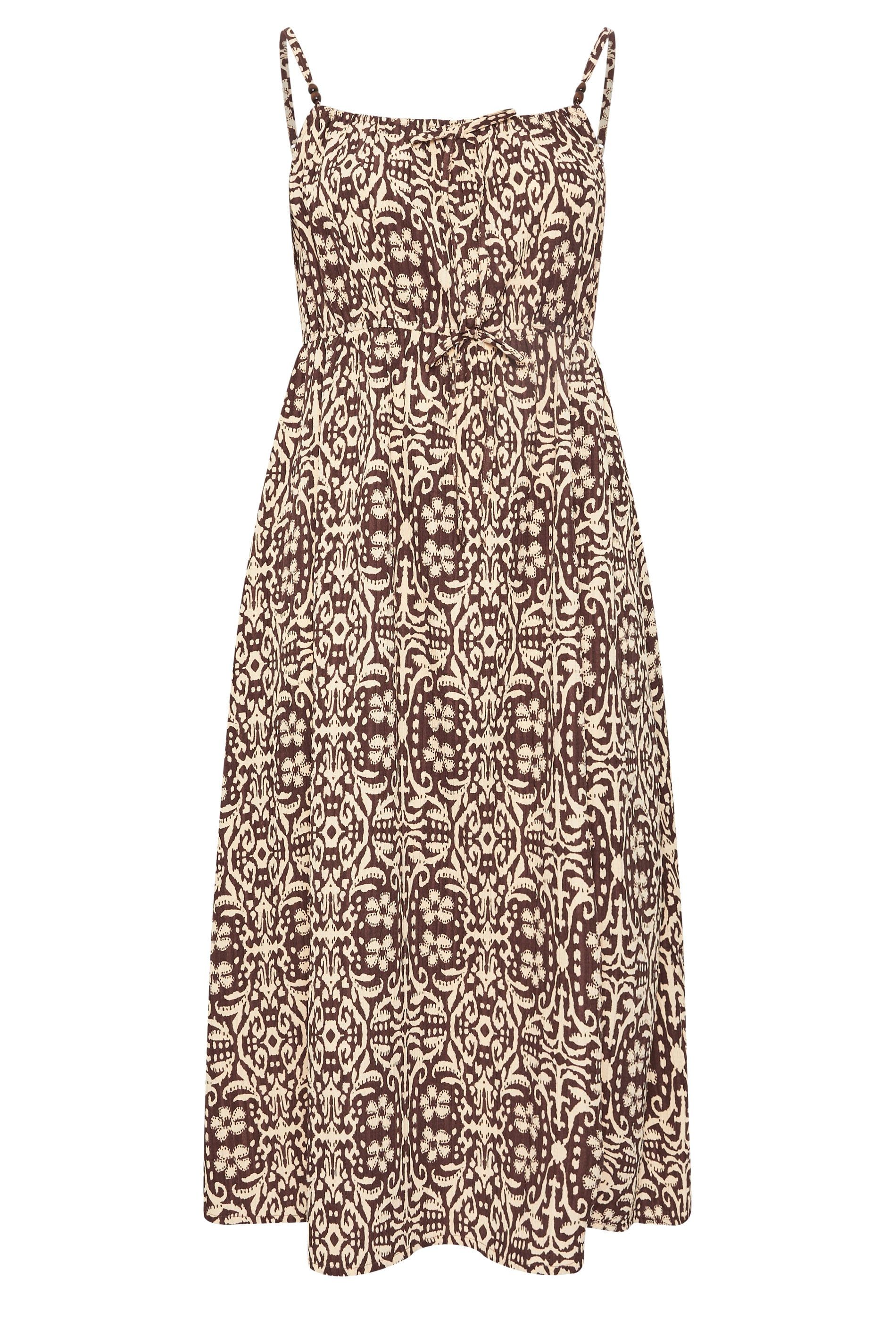 Yours Abstract Tie Strap Dress