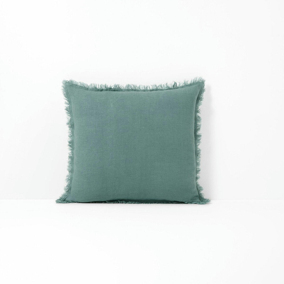 Housse de coussin lin lavé, Linange