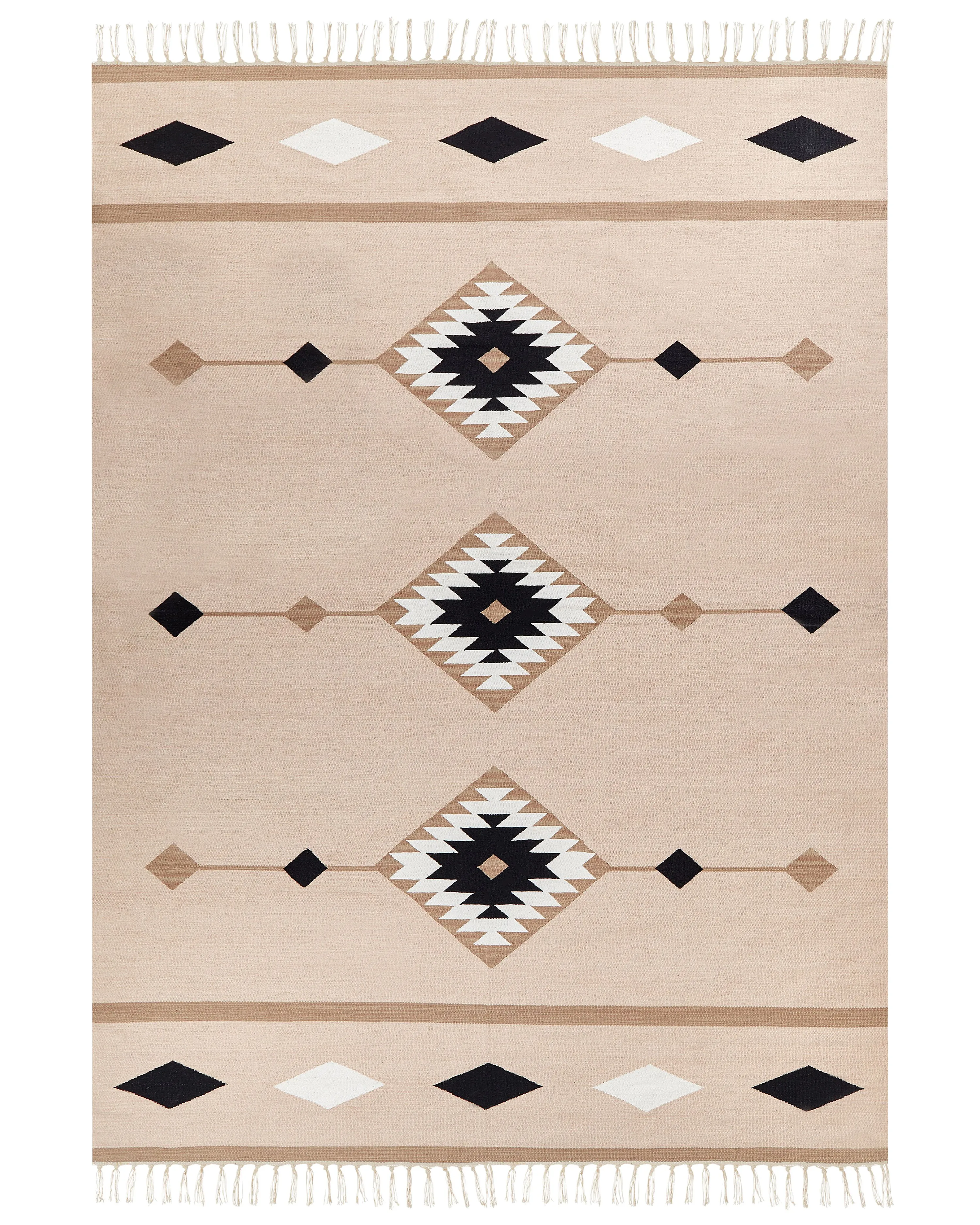 Rug BERDIK Multicolour 160 x 230 cm Cotton Kilim