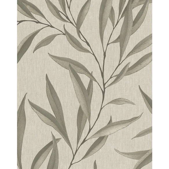 Vliestapete »Modernista 53«, Blätter, Blumen, beige
