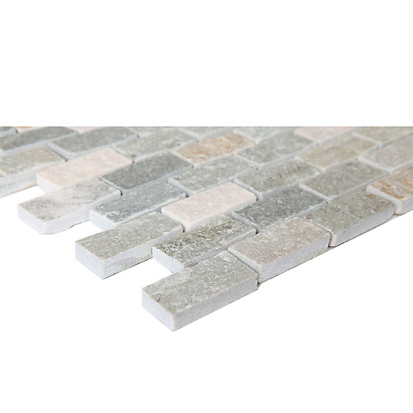 Mosaïque beige 30x30cm Quartzite GoodHome