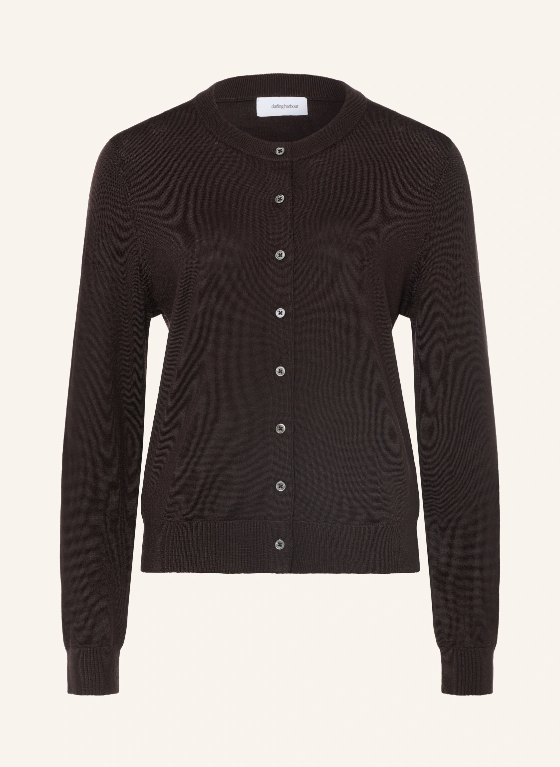 darling harbour Strickjacke aus Merinowolle