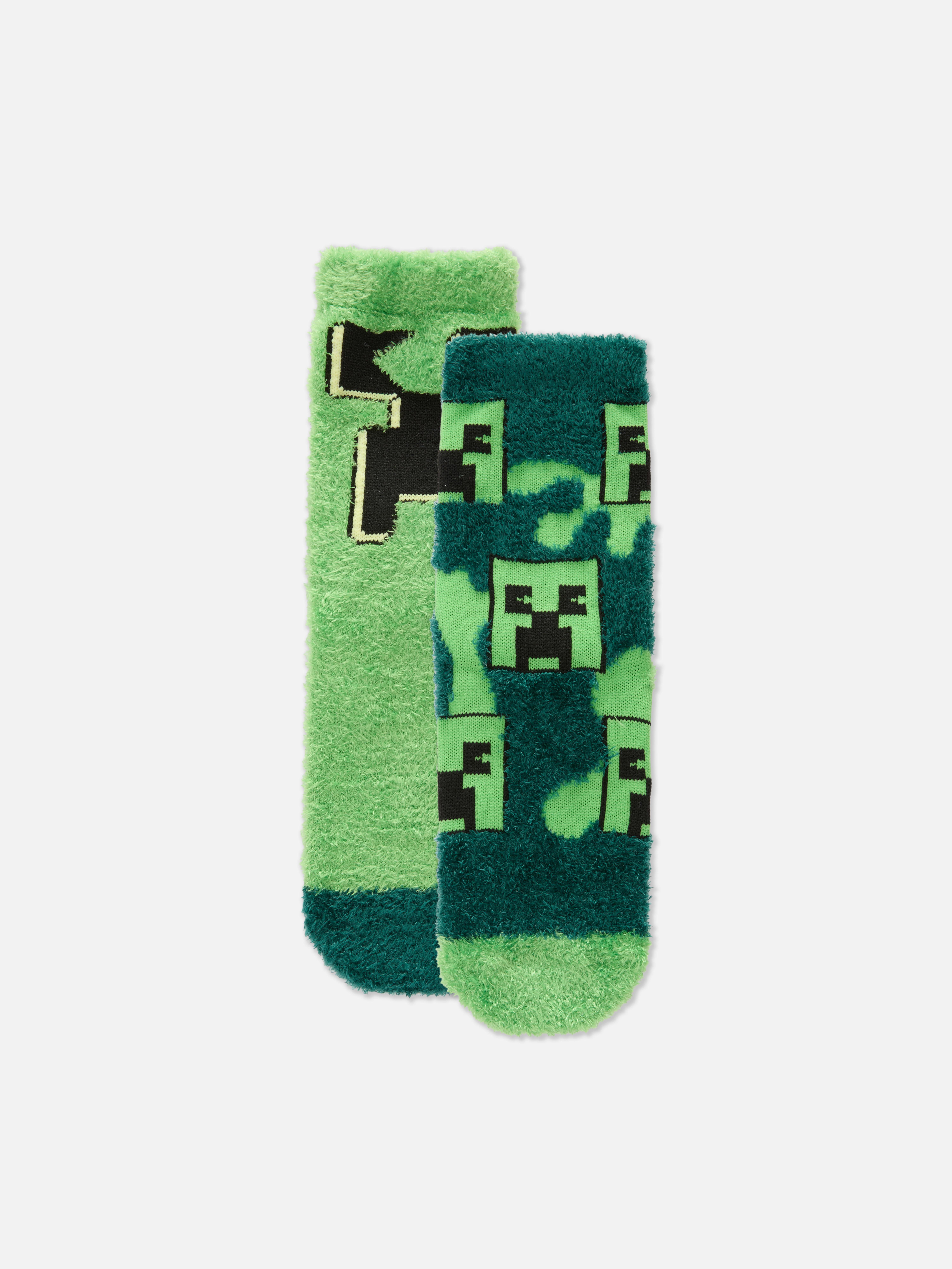 2pk Minecraft Cozy Socks