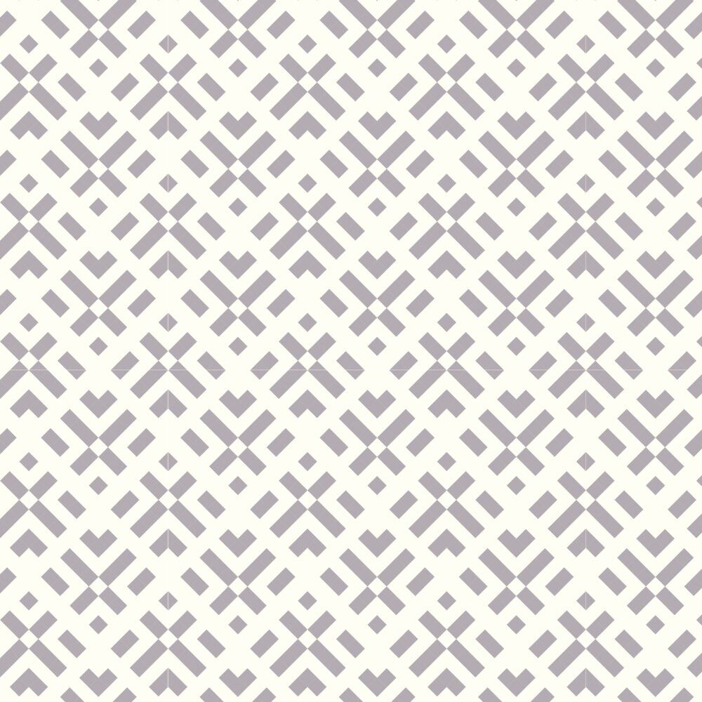Nappe rectangulaire tissu Dakar carreaux de ciment gris 140x250cm