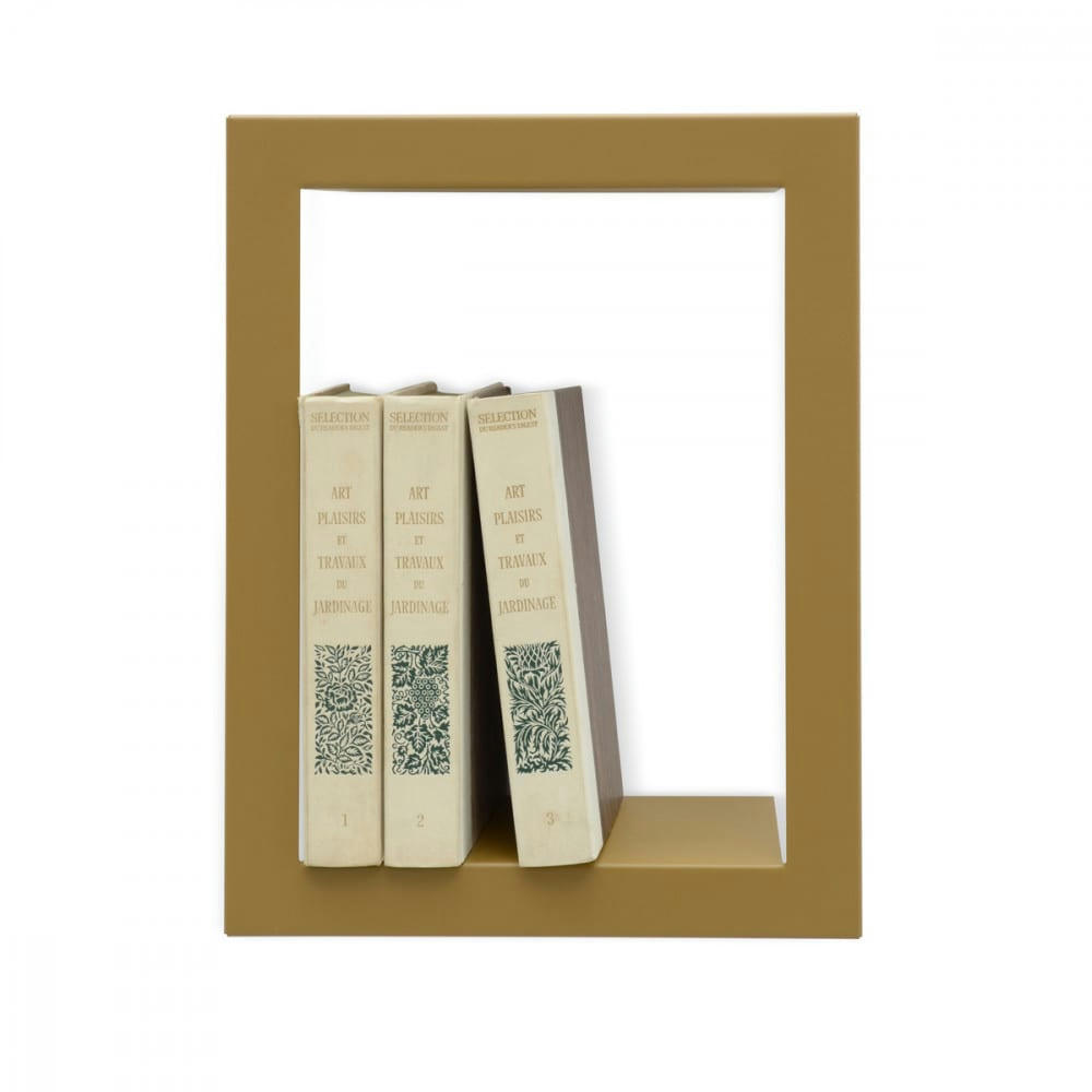 STICK - Etagère design haute cumin 36.8x28x13.5cm