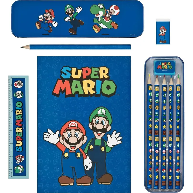 Bleistift 5-teilig Super Mario