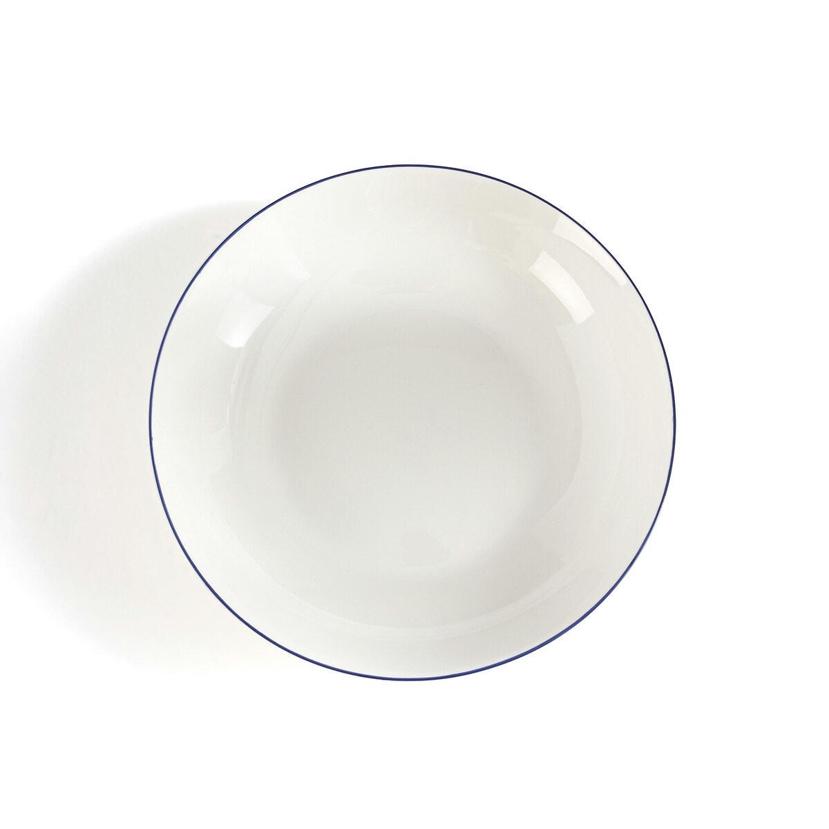 Lot de 4 assiettes creuses porcelaine, Malo