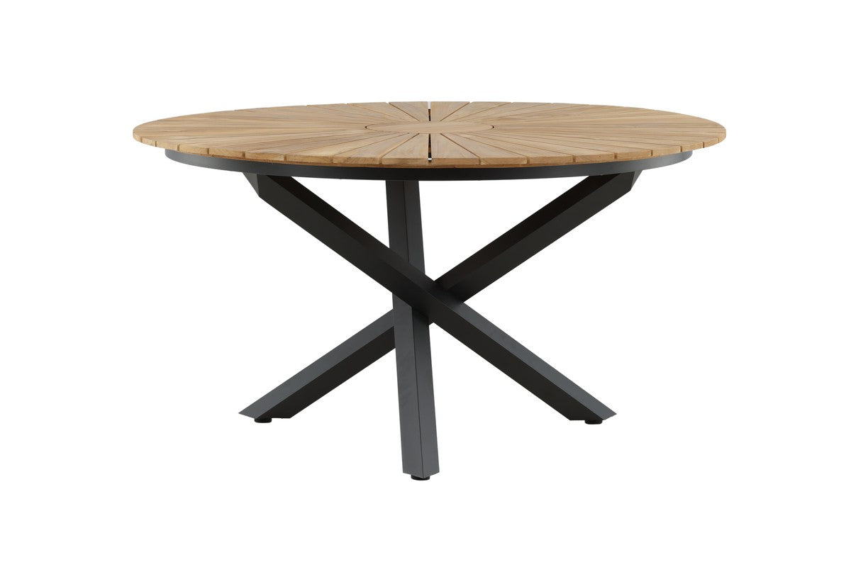 Rebellenclub Tonga Tuintafel - ø140 cm - Zwart
