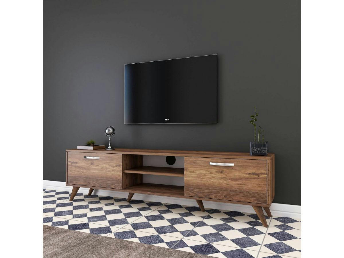 BAKO - BAKO Meuble TV noyer