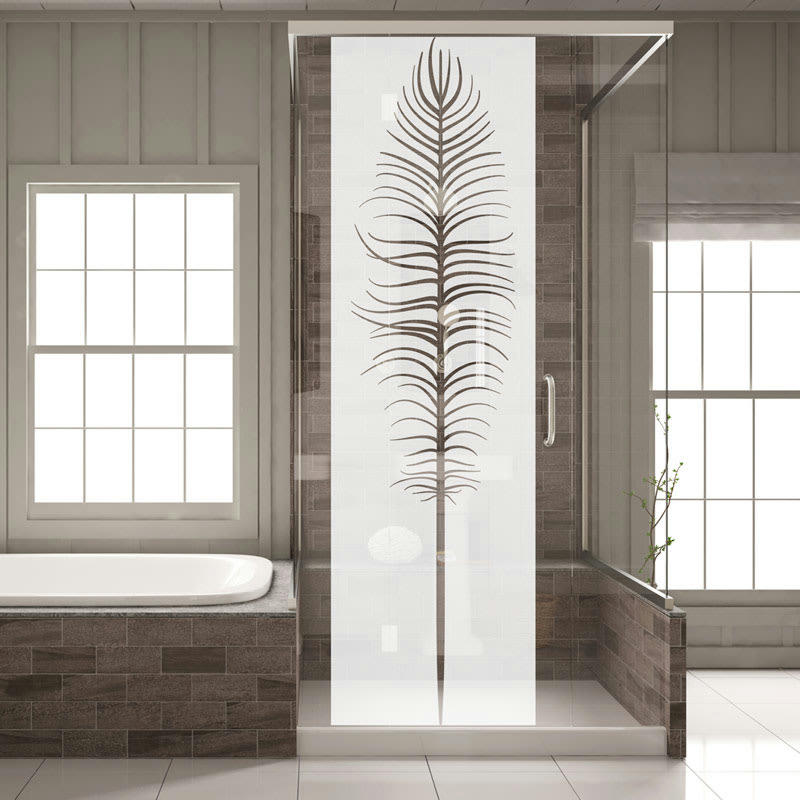 - Film Occultant plume pour Vitre/Douche 150x45cm
