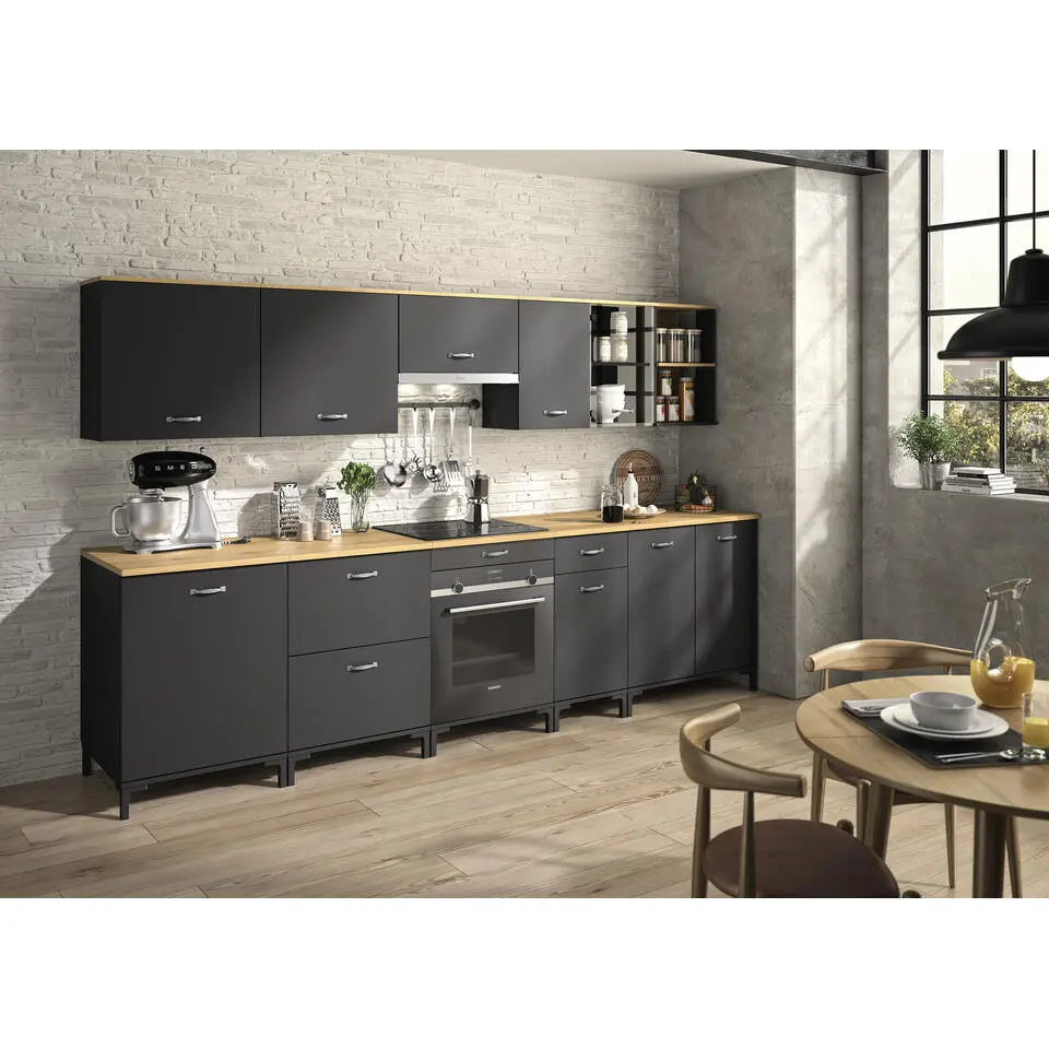 Bovenkast keuken Manchester - 60 x 32 x 35 cm - Helvezia Oak-design