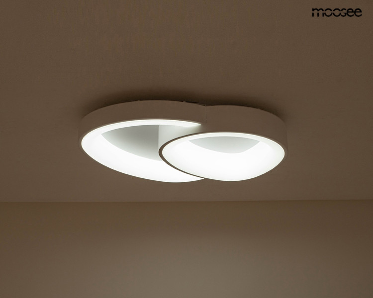 MOOSEE lampa sufitowa / plafon CELLS 2biała