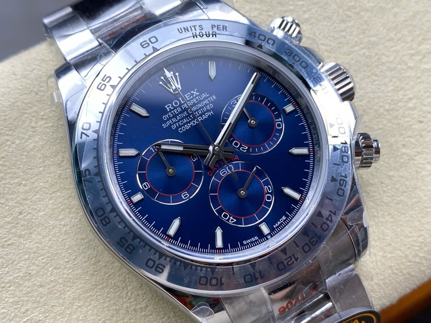 Rolex Daytona 126509 904L Steel Blue Dial 40mm Oyster Super Clone