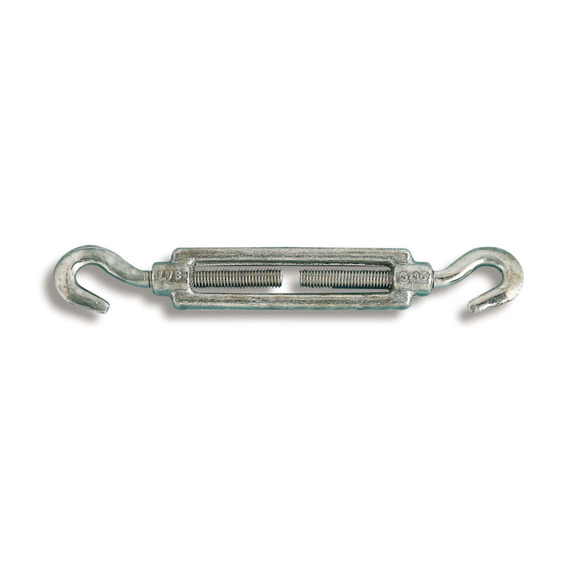Tendeur en acier zingué avec 2 crochets Ø 12 mm CHAPUIS