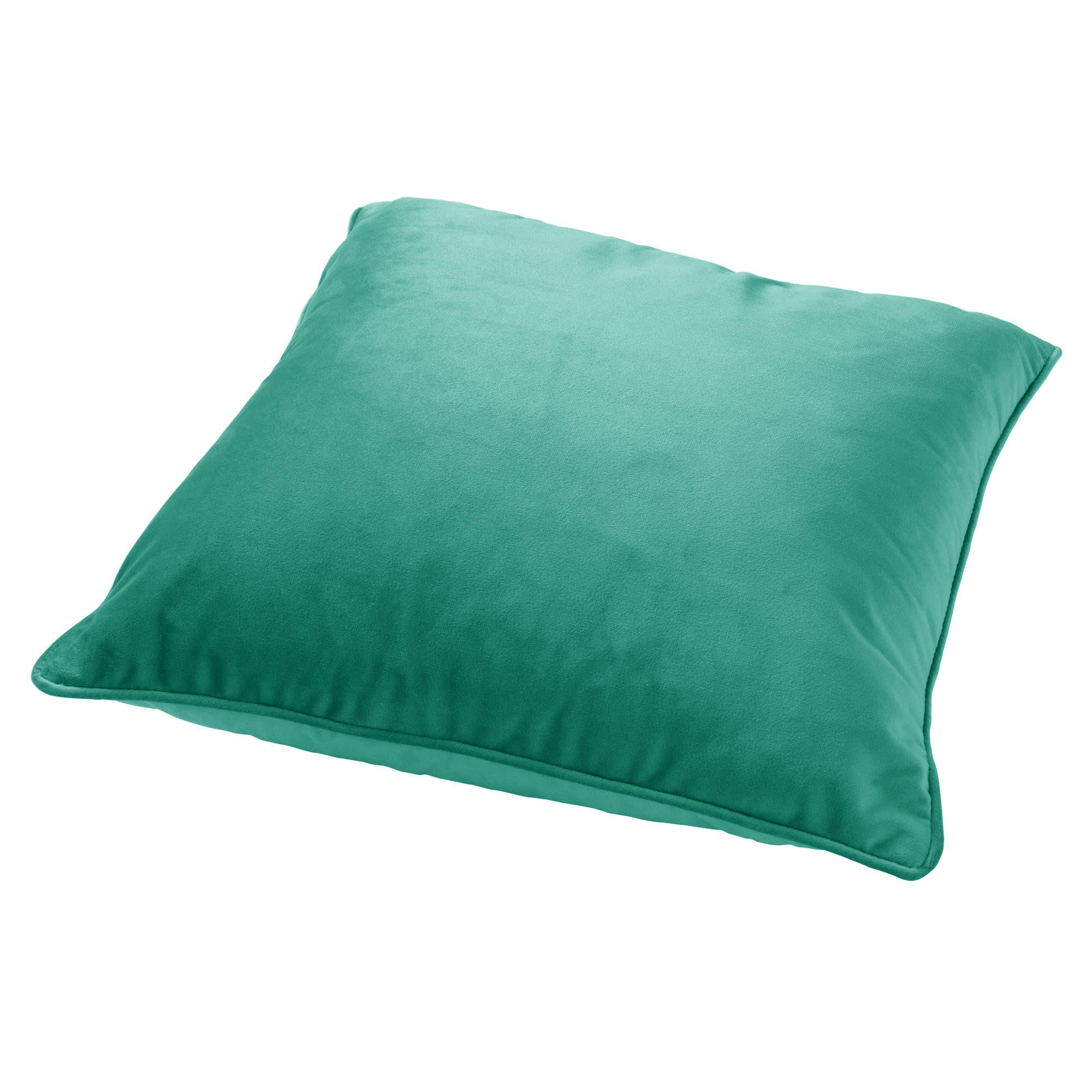 - Coussin - vert en velours 60x60 cm uni
