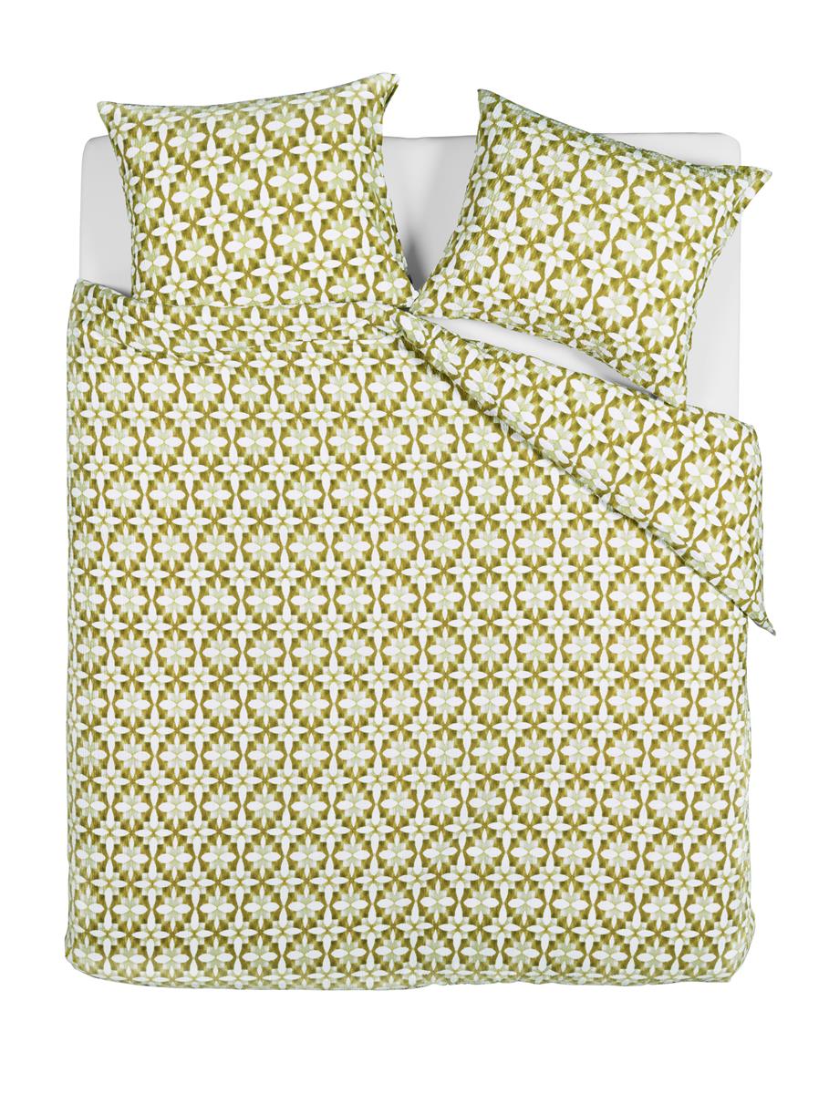 Beddinghouse dekbedovertrek Mae - 200x200/220 cm - groen