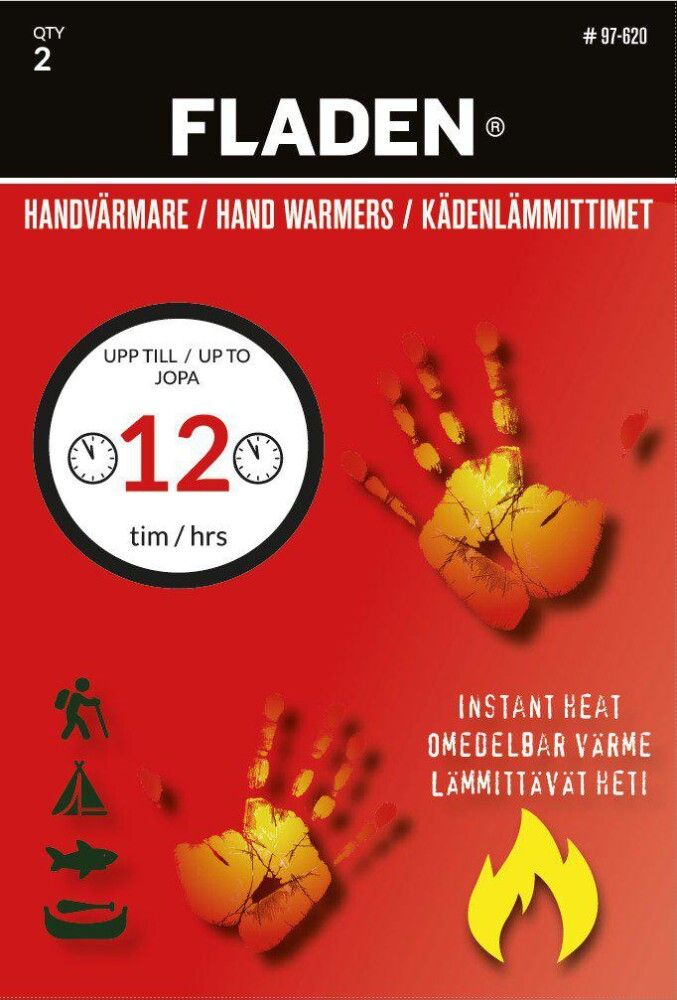 HÅNDVARMERE FLADEN 2STK