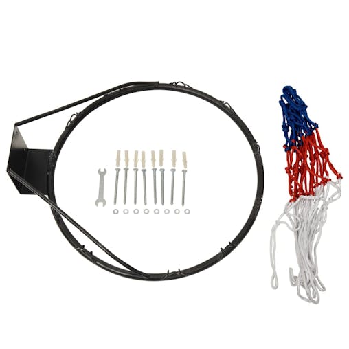 NNEVL Basketball Backboard Black 109x71x3 cm Polyethene