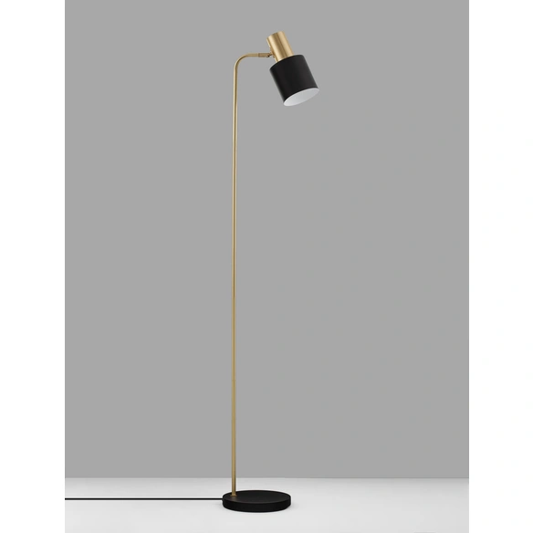 Stehleuchte »Paz «, LED, 1-flammig, goldfarben/schwarz