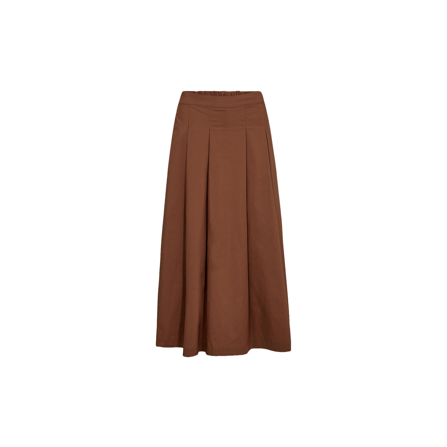 PD-Tulip Poplin Skirt, toffee