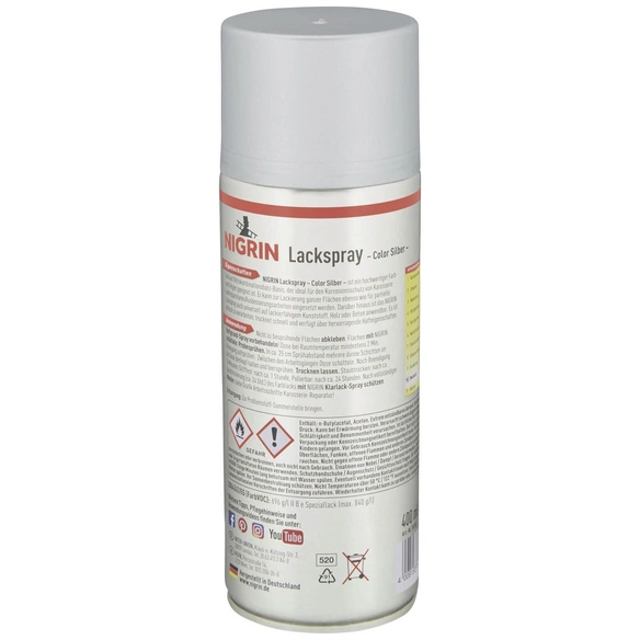 Lackspray, schwarz, glänzend