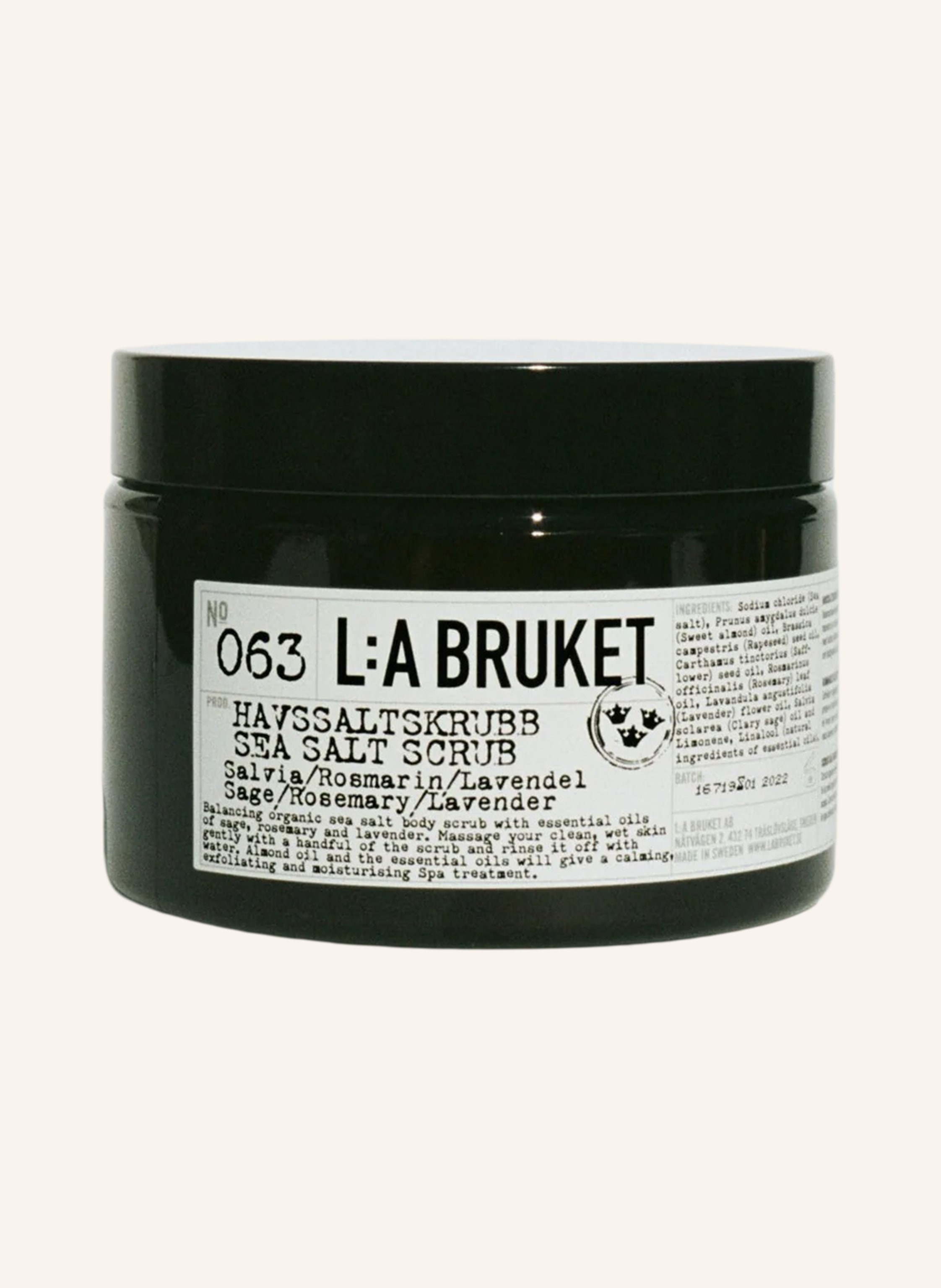 L:A BRUKET Körperpeeling 063 SAGE/ ROSEMARY/ LAVENDER