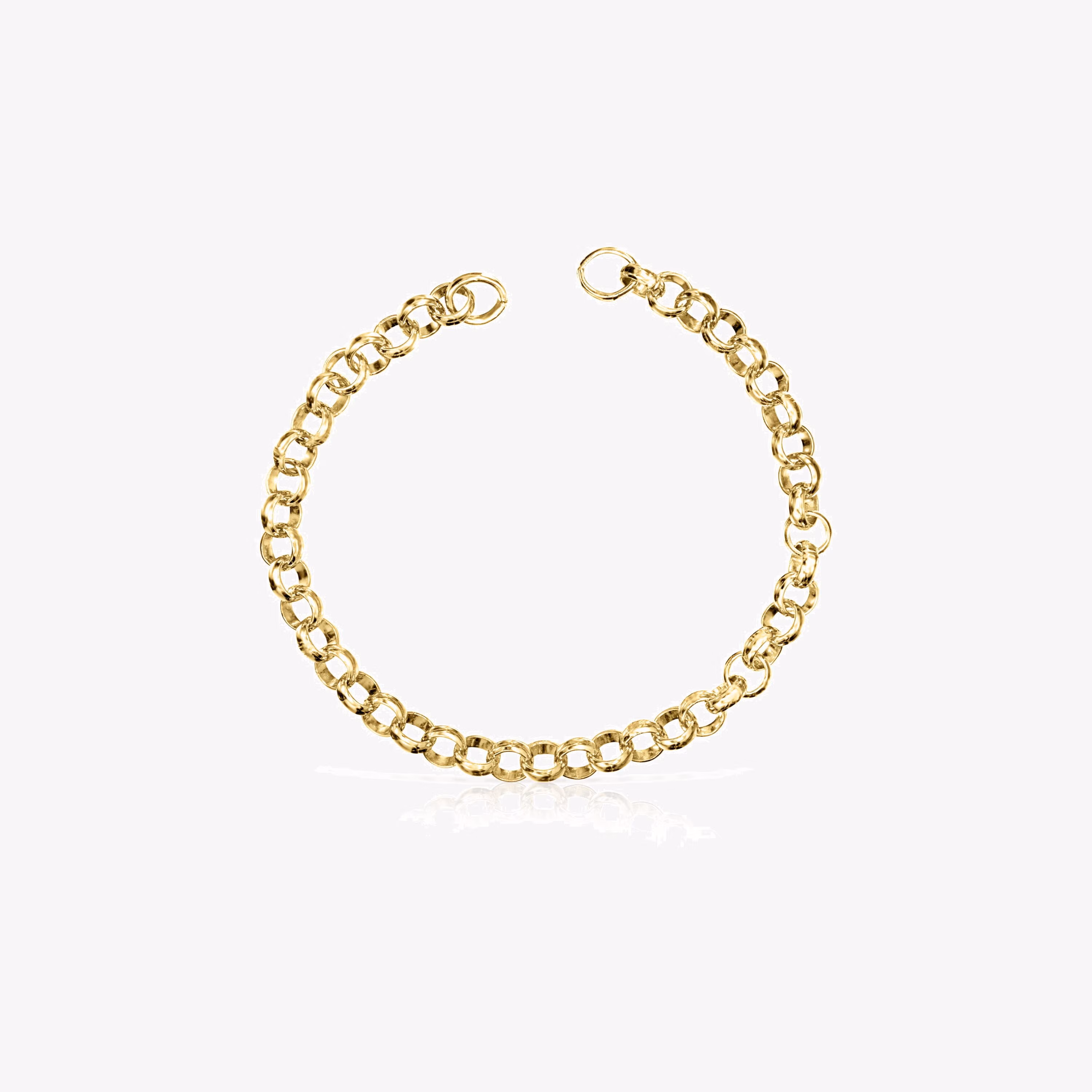 Pulsera con baño de oro 18 kt sobre plata Hold