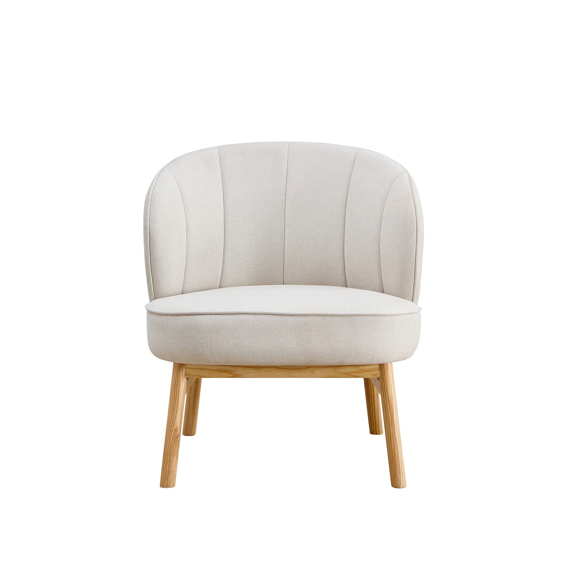 Wooden Frame Upholstered Lounge Shell Chair,Modern Chair or Living Room,Coffee Shop,Office