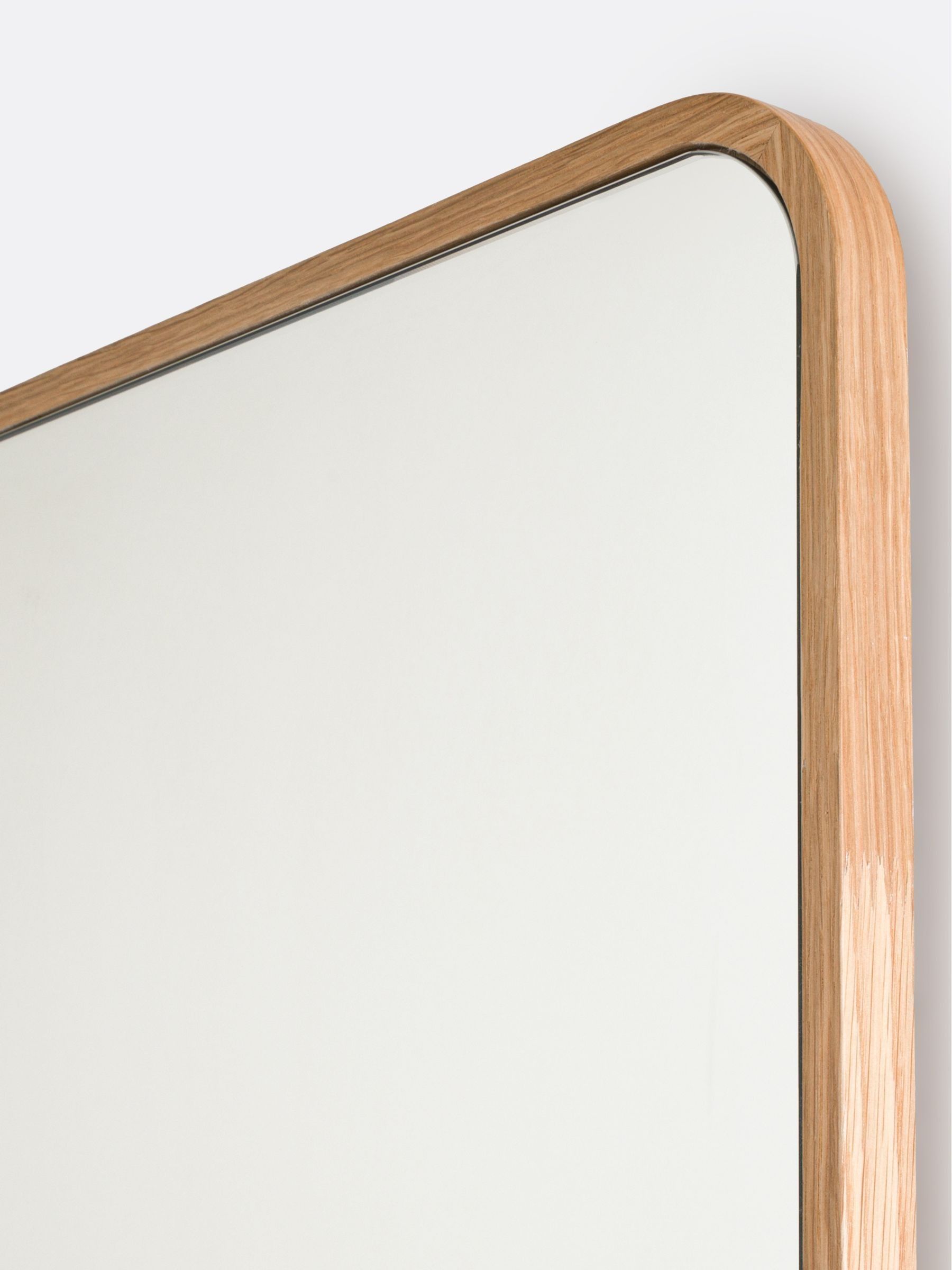 La Redoute Intérieurs Natural Iodus 80x120cm Rectangular Oak Mirror