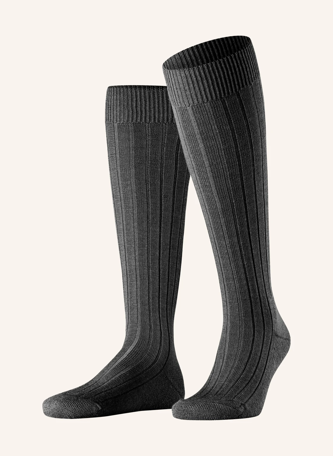 FALKE Kniestrümpfe TEPPICH IM SCHUH aus Merinowolle