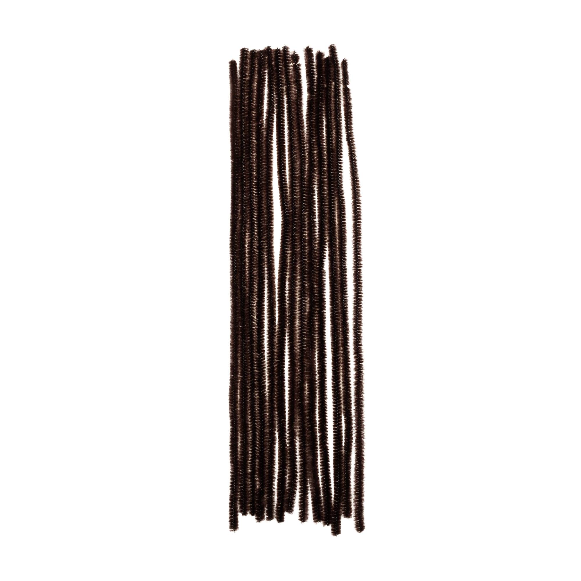 Dark Brown Pipe Cleaners 12 Pack