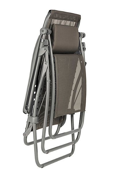 Chaise de jardin RSXA Clip &Housse serviette marron Lafuma