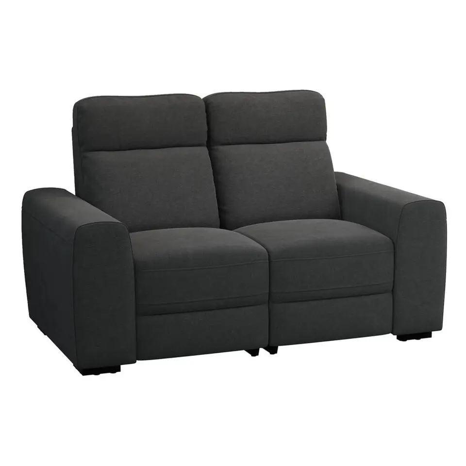 Bank James 2-zits - stof Supple - antraciet