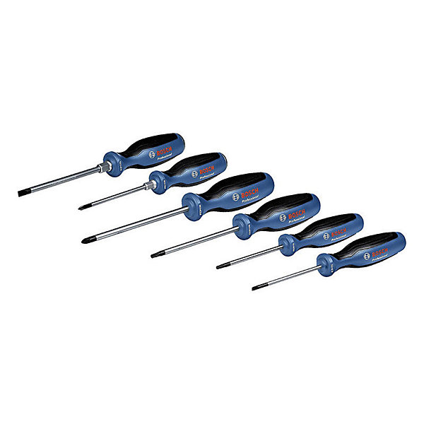 Lot De 6 Tournevis Bosch 1600a02cv3 Professional