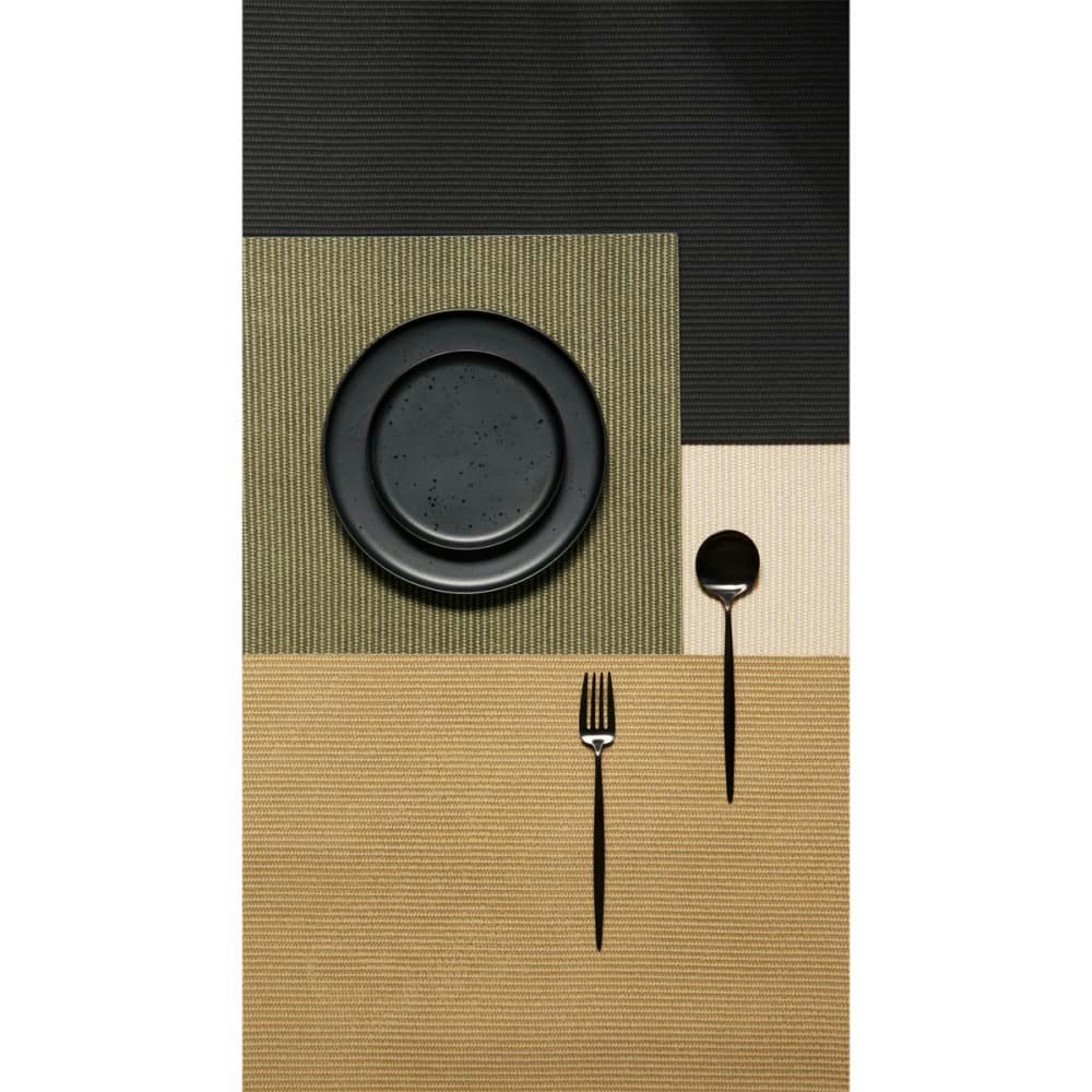 SISAL OPTIC - Set de table rugueux vert 46x33cm