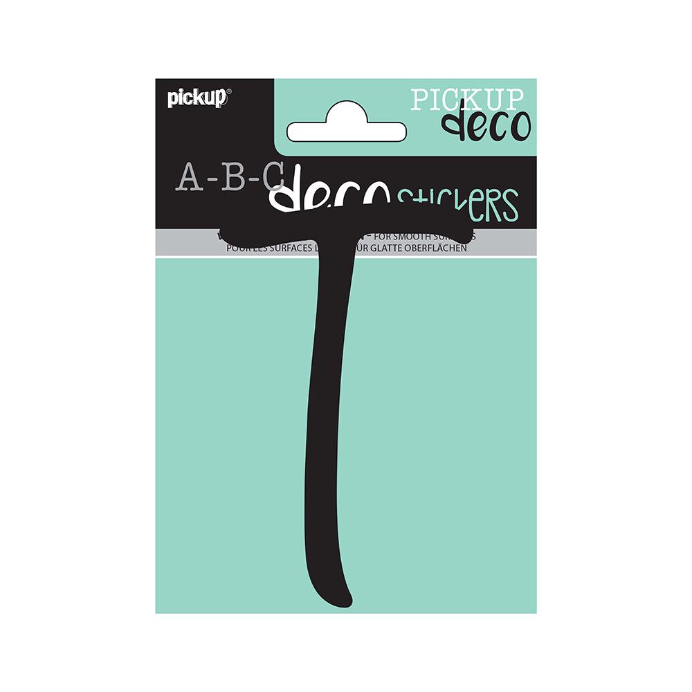 BOKSTAVER PICKUP T ABC DECO LYNN 120 MM T SVART