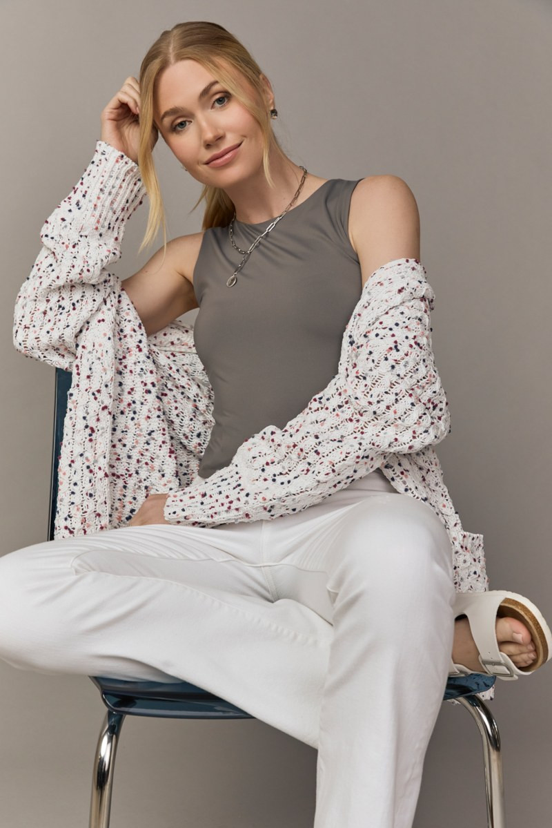 yummi by francesca's High Neck Tank Top