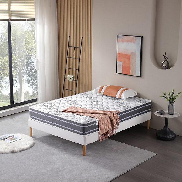 Matelas 140x190 Très Ferme - 24 cm - Confort Optimal - Soutien Ferme - Usage Quotidien - Idéal Chambre