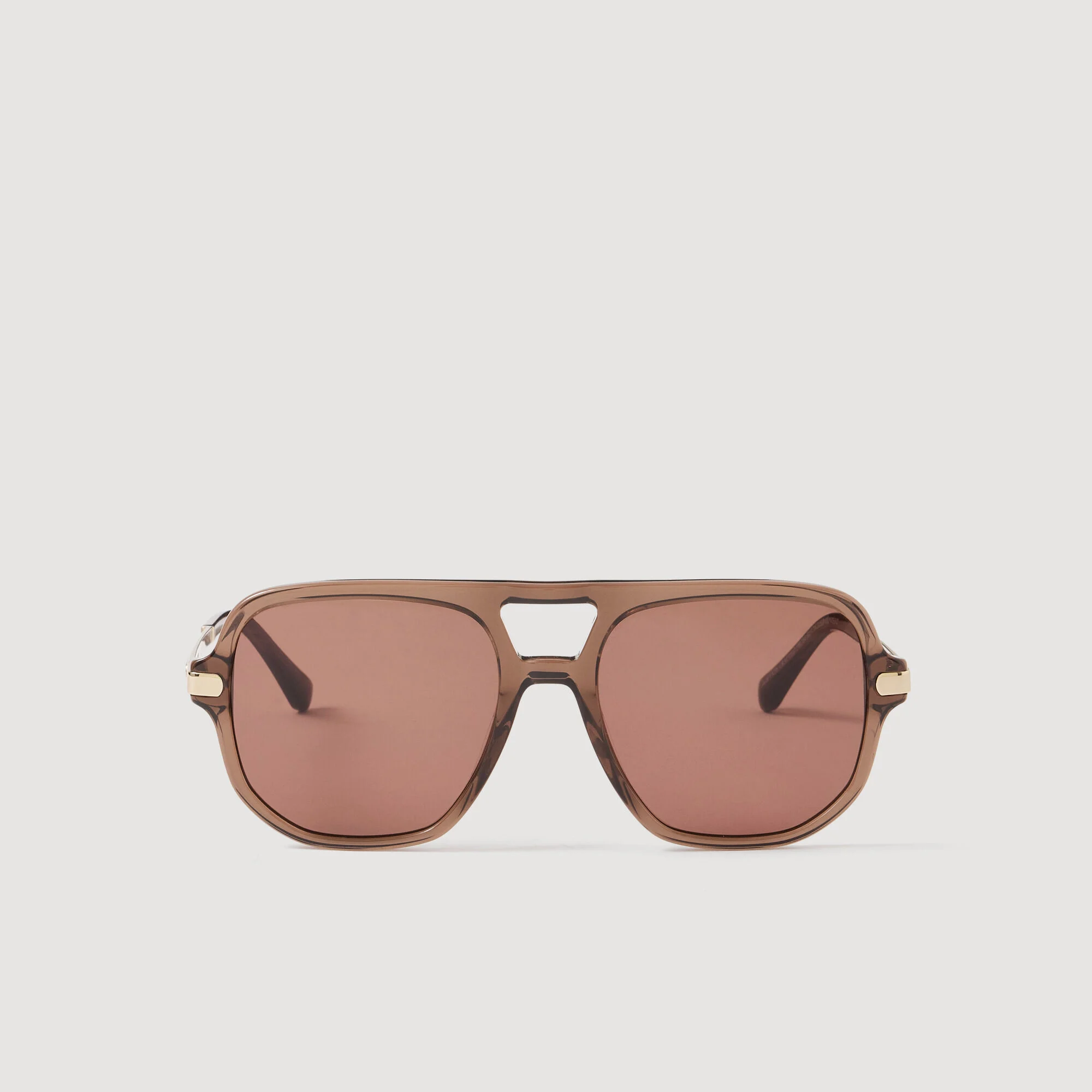 Lunettes de soleil métal et acétate