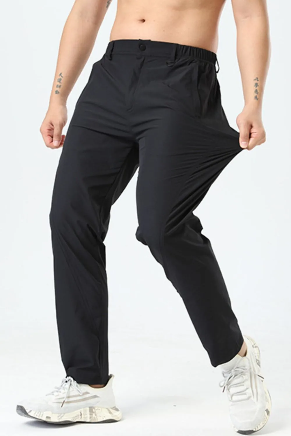 Men's Plus Size Casual Pocketed Pants
