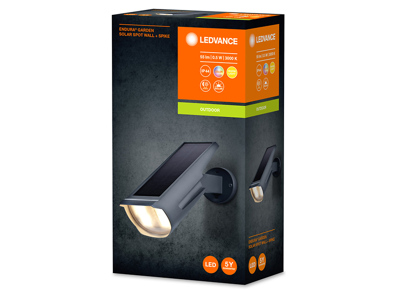 Kinkiet zewnętrzny/lampa wbijana w ziemię Endura Style LED czarny