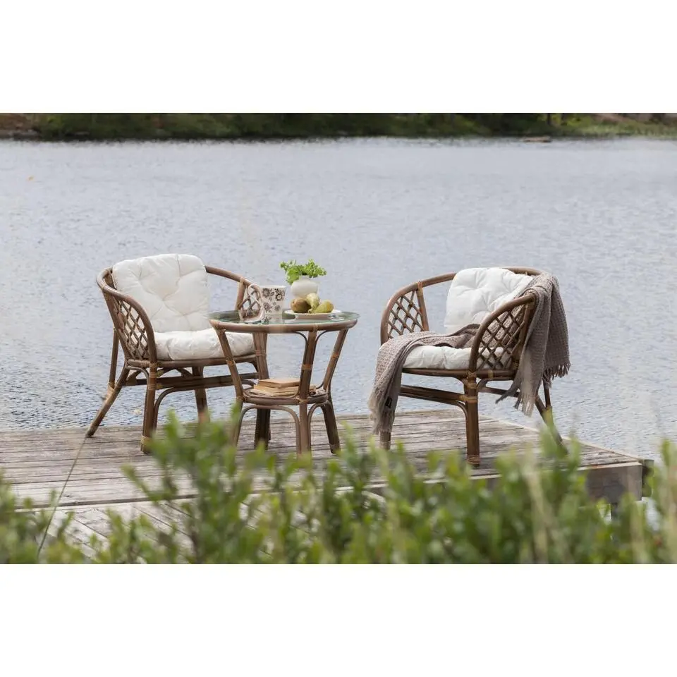 Svea - Tarek caf&eacute; set - naturel - rattan