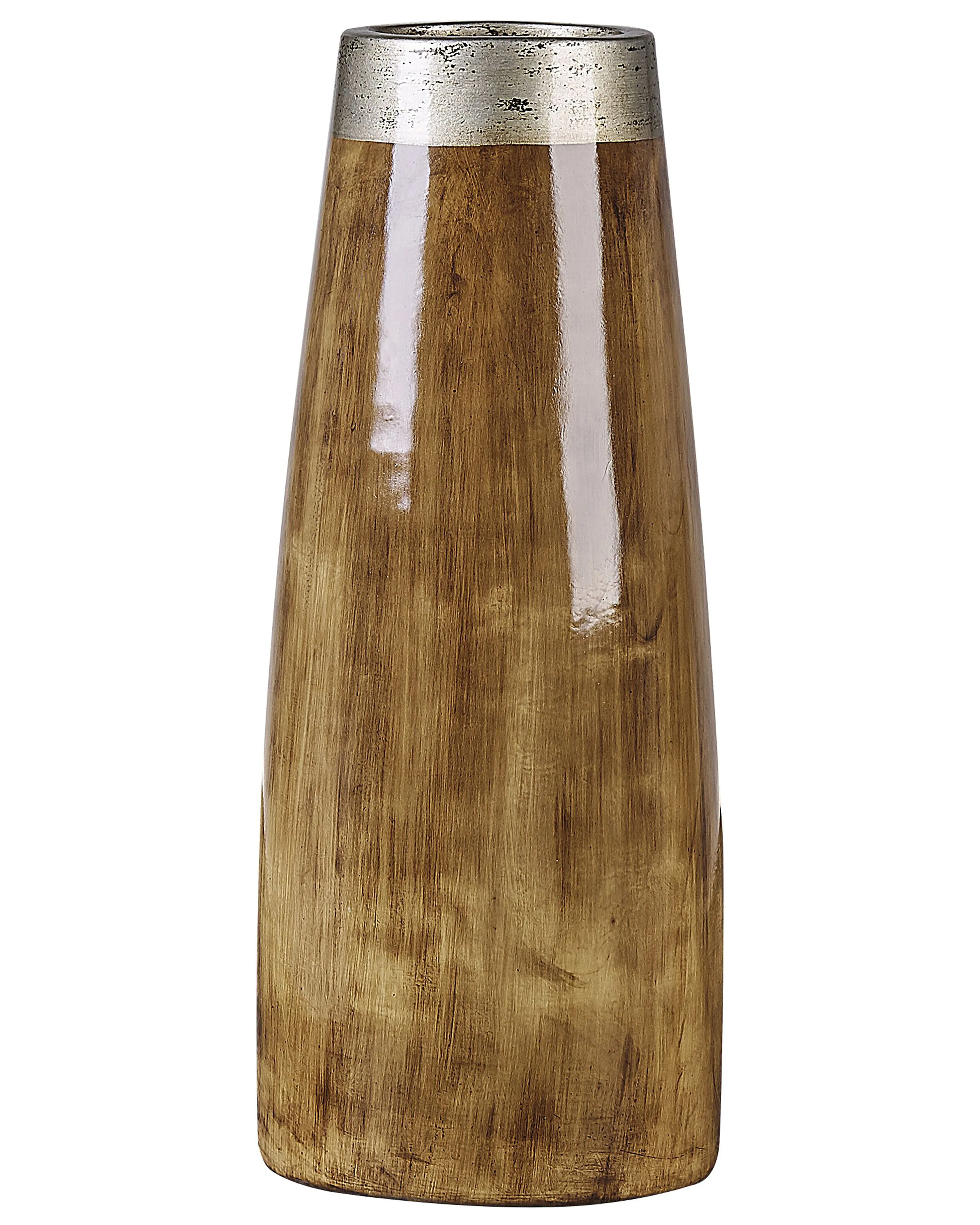 Decorative Vase CYRENE Ceramic 50 cm Dark Brown