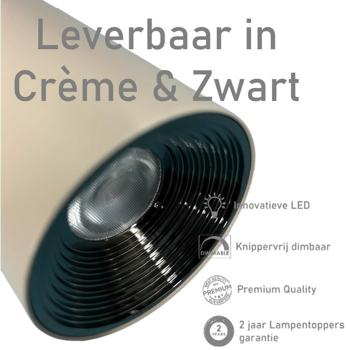 Freelight Freelight Vloerlamp Picchio Crème Zwenkarm LED 5.4 Watt